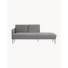 Chaise Longue In Velluto Fluente