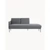 Chaise Longue In Velluto Fluente