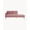 Chaise Longue In Velluto Fluente