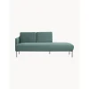 Chaise Longue In Velluto Fluente