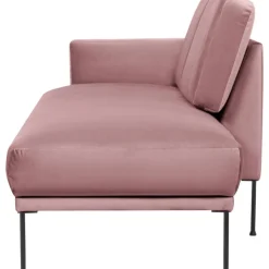 Chaise Longue In Velluto Fluente