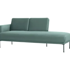 Chaise Longue In Velluto Fluente