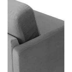 Chaise Longue In Velluto Fluente