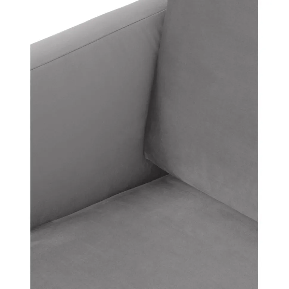 Chaise Longue In Velluto Fluente