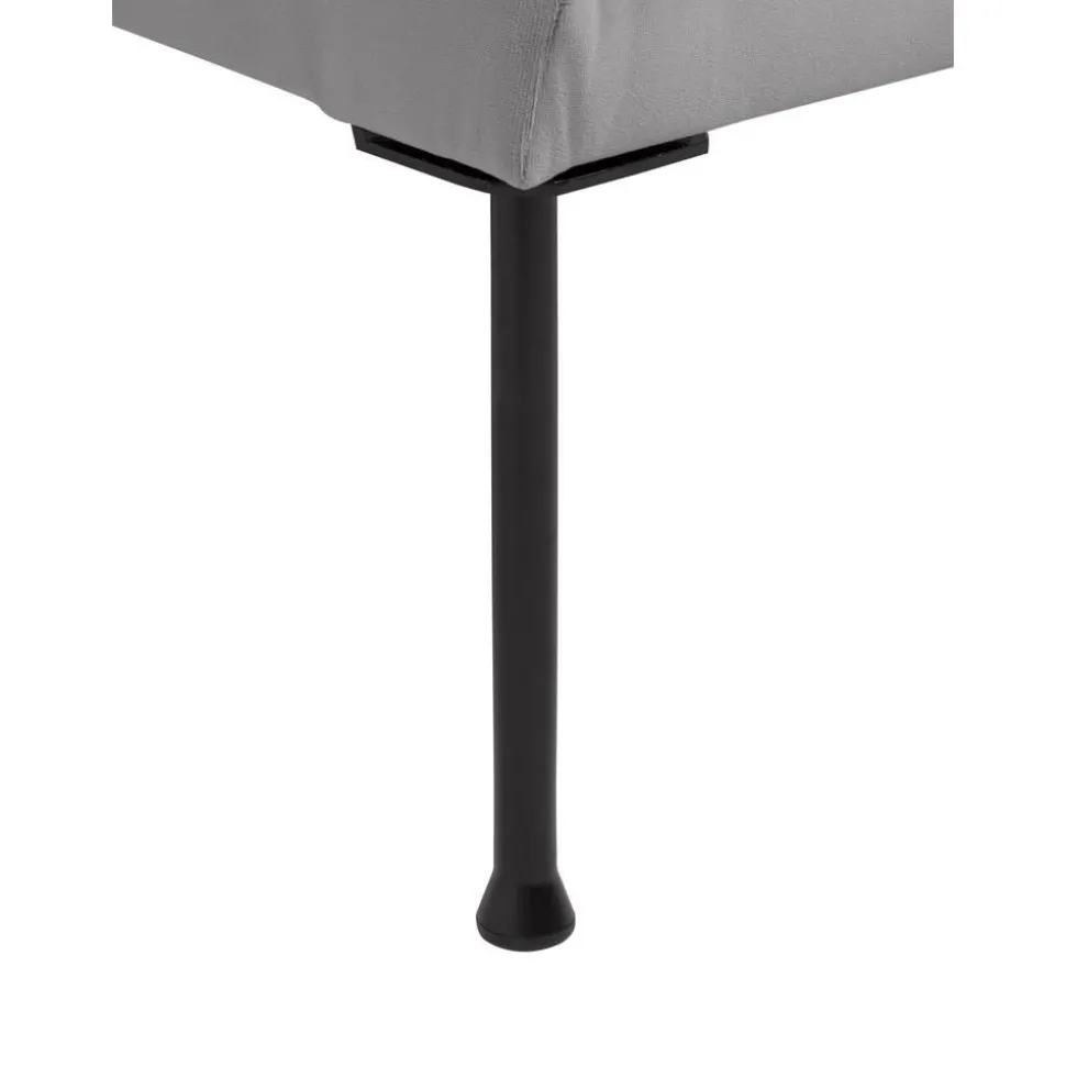 Chaise Longue In Velluto Fluente