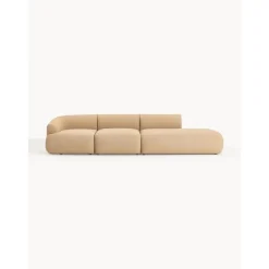 Chaise Longue Xl Componibile In Boucle Sofia
