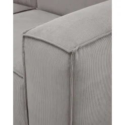 Chaise Longue Xl Componibile In Velluto A Coste Lennon