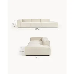 Chaise Longue Xl Componibile Lennon