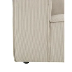 Chaise Longue Xl Componibile In Velluto A Coste Lennon