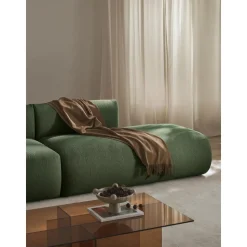 Chaise Longue Xl Componibile In Boucle Sofia