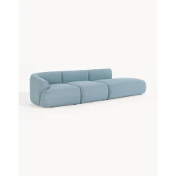 Chaise Longue Xl Componibile In Boucle Sofia