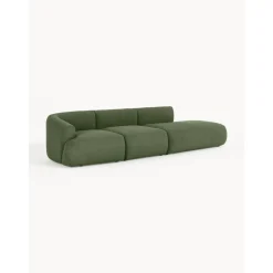 Chaise Longue Xl Componibile In Boucle Sofia