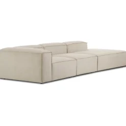 Chaise Longue Xl Componibile In Velluto A Coste Lennon