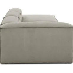 Chaise Longue Xl Componibile In Velluto A Coste Lennon