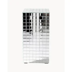 Colonna Decorativa Con Mosaico A Specchio Disco