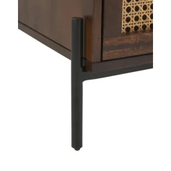 Comodino Con Cassetti Marrone Scuro Vienna