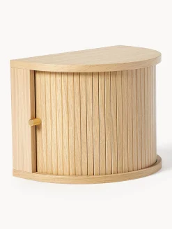 Comodino Da Parete Con Frontale Scanalato Calary