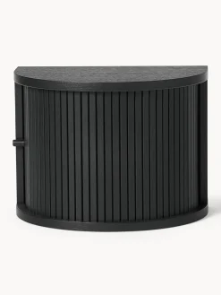 Comodino Da Parete Con Frontale Scanalato Calary