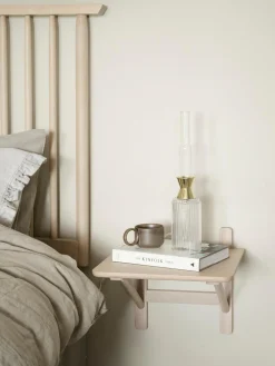 Comodino Da Parete In Legno Di Quercia Camrose