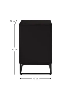 Comodino In Legno Con Anta Lyckeby