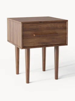 Comodino In Legno Di Mango Massiccio Paul