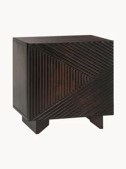 Comodino In Legno Di Mango Massiccio Louis