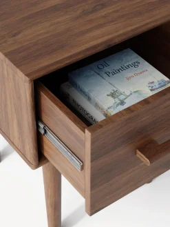 Comodino In Legno Di Mango Massiccio Paul