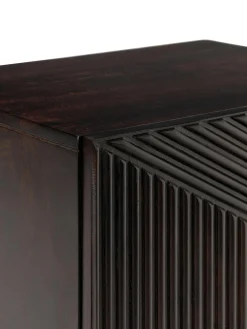 Comodino In Legno Di Mango Massiccio Louis