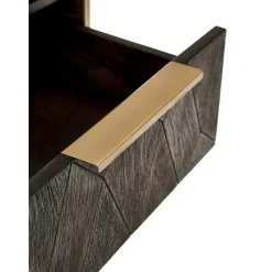 Comodino In Legno Di Mango Massiccio Harry