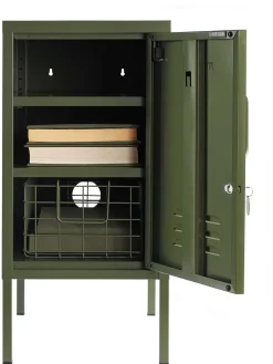 Comodino In Metallo The Shorty, Apertura Verso Sinistra O Destra