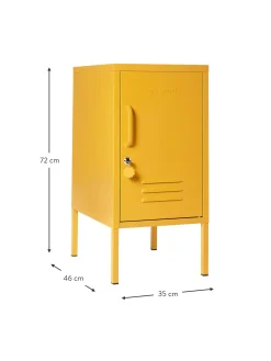 Comodino In Metallo The Shorty, Apertura Verso Destra O Sinistra