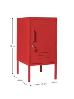 Comodino In Metallo The Shorty, Apertura Verso Sinistra O Destra