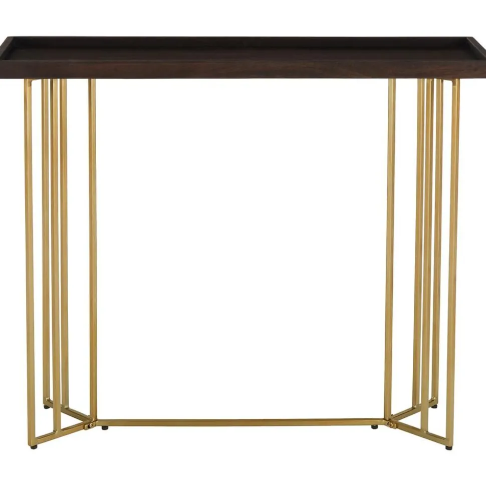 Consolle Con Piano In Legno Massiccio Luca