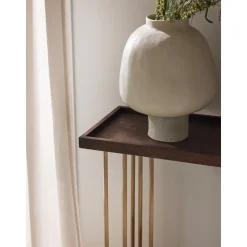 Consolle Con Piano In Legno Massiccio Luca