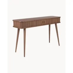 Consolle In Legno Con Cassetti E Frontali Scanalati Barbier