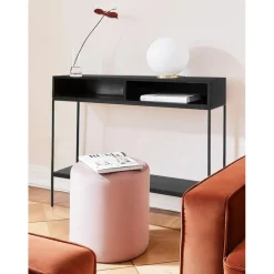 Consolle In Legno Massiccio Con Vani A Giorno Lyle