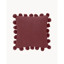 Copricuscino A Maglia Con Pompon Molly