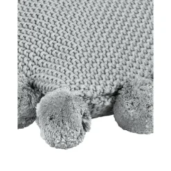 Copricuscino A Maglia Con Pompon Molly