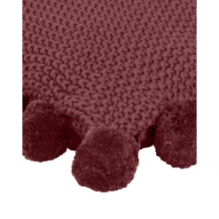 Copricuscino A Maglia Con Pompon Molly