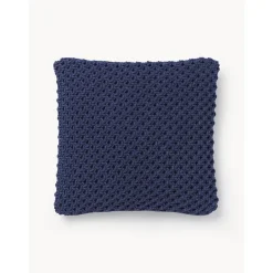 Copricuscino A Maglia In Cotone Gabrielle