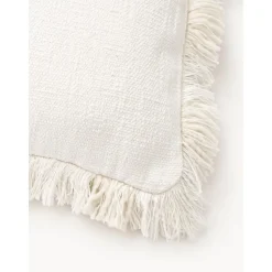 Copricuscino A Quadri Con Frange Kaspar