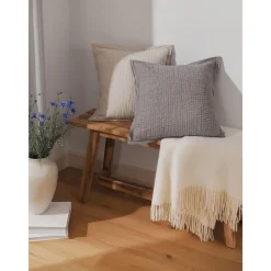 Copricuscino A Righe Con Bordino Stripes