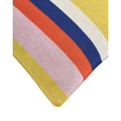 Copricuscino A Righe In Cotone Organico Stani