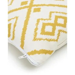 Copricuscino Boho Color Crema/Giallo Delilah