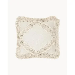 Copricuscino Con Frange Kaheka