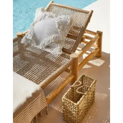 Copricuscino Con Frange Kaheka