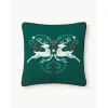 Copricuscino Con Motivo Invernale Deers