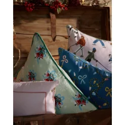 Copricuscino Con Motivo Invernale Doggo