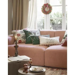 Copricuscino Con Motivo Invernale Deers