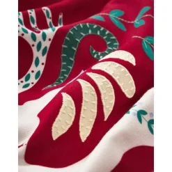 Copricuscino Con Motivo Invernale Prancer